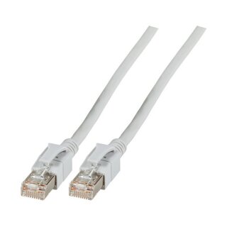 EFB RJ45 Patchkabel Cat.6A S/FTP FRNC VC LED grau 7,5m