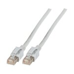 EFB RJ45 Patchkabel Cat.6A S/FTP FRNC VC LED grau 7,5m