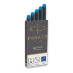 1x5 Parker Tintenpatrone Quink knigsblau auswaschbar