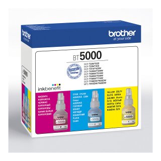 Brother BT5000CL Value Pack - 3er-Pack - 48.8 ml - Cyan, Magenta, Gelb - original - Nachflltinte