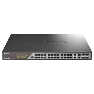 D-Link DSS-200G-28MPP/E 28-Port Desktop Gigabit PoE Switch
