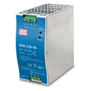 Planet PWR-240-48 / NDR-240-48 240W DC Single Output Industrial DIN Rail
