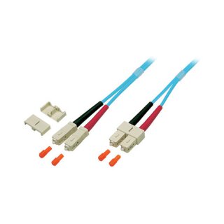 EFB Duplex Patchkabel SC-SC 50/125 OM3 LSZH 3mm 20m aqua