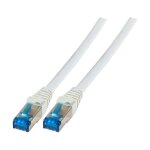 EFB RJ45 Patchkabel S/FTP, Cat.6A, PVC, UL, 0.5m, grau