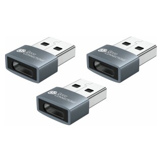 Good Connections USB2.0 Adapter A-St.-USB-C Bu. 3er Set