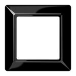 Jung AS581SW Rahmen 1-fach schwarz 1-fach 80,5x80,5mm