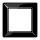 Jung AS581SW Rahmen 1-fach schwarz 1-fach 80,5x80,5mm