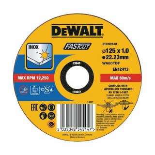 DT43902-QZ Metall-Trennscheibe 125mm