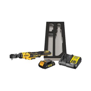 Akku-Ratsche DCF513D1G, 3/8", 18Volt (gelb/schwarz, XR Li-Ionen-Akku 2,0Ah)
