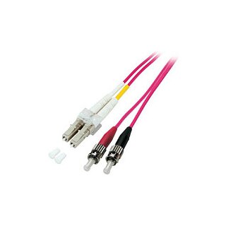 EFB Duplex Patchkabel LC-ST OM4 15m LSZH 2mm erikaviolett