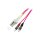 EFB Duplex Patchkabel LC-ST OM4 15m LSZH 2mm erikaviolett