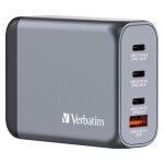 Verbatim GaN-Ladegert 100W, 1x USB-A , 3x USB-C (grau, PD...