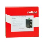 ROLINE Industrie Switch 8x RJ-45 unmanaged