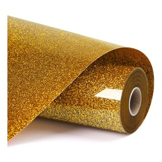 LOKLiK Plotterfolie Glitzer - Golden - 30,5 x 90 cm
