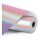 LOKLiK Permanent haftende Vinylfolie Holographisch - Rosa - 30,5 x 90 cm