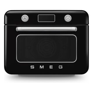 COF01BLEU Mini-Backofen Vintage, schwarz