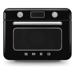 COF01BLEU Mini-Backofen Vintage, schwarz
