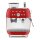 EGF03RDEU Espressomaschine, Kaffeevollautomat 50s Style, rot
