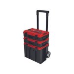 Systemkoffer E-Case Tower (schwarz/rot, 1x E-Case L, 2x...
