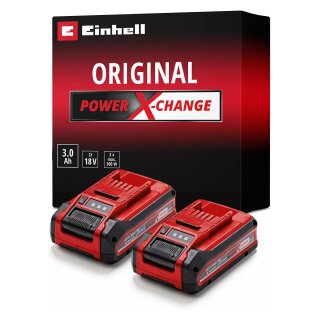 Akku Power-X-Change Plus TWIN-PACK 18Volt 3,0Ah (rot/schwarz, 2 Stck, ohne Ladegert)