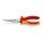 KNIPEX Flachrundzange mit Schneide verchromt 200 mm