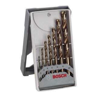 Powertools PRO Stainless Steel HSS-Co Metallbohrer-Set, 7-teilig