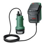 Powertools GardenPump 18V-2000 solo, Tauch- / Druckpumpe...