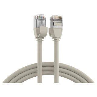 EFB RJ45 Patchkabel Cat.6A U/FTP TPE 4mm ultraflex grau 1m