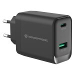 CONCEPTRONIC Ladegerät 2Port GaN USB-C/-A...