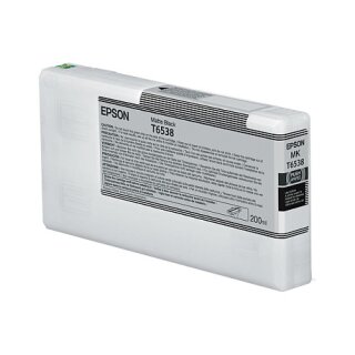 Epson Tintenpatrone matte schwarz T 653 200 ml T 6538N