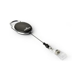 BADGE REEL STYLE - Namensschild mit Jojo - Schwarz - 10 Stück(e) - Metall - 80 cm
