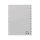 Zahlenregister A4 1-12 PP volldeck. grau