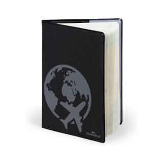 Reisepasshülle 189x129mm RFID SECURE schwarz
