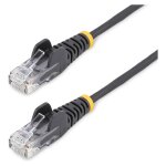 STARTECH.COM 1m CAT6 Cable - Black Slim CAT6 Patch Cable...