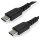 STARTECH.COM RUSB2CC2MB USB-C Kabel 2m hochwertiges USB 2.0 Typ-C Datenbertragungs und Ladekabel St/St Schwarz