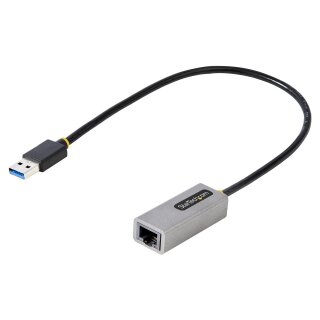 STARTECH.COM USB 3.0 Gigabit Ethernet Adapter USB zu 10/100/1000 Netzwerkadapter fr Laptops 30cm angeschlossenes Kabel USB zu RJ45