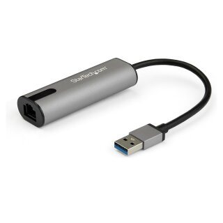 STARTECH.COM USB 3.0 Typ-A auf 2,5 Gigabit-Ethernet-Adapter - 2,5 GBASE-T - USB-LAN-Adapter - Mac Windows und Linux
