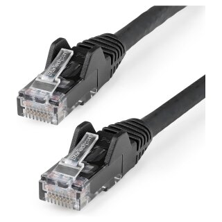 STARTECH.COM StarTech.com 7m LSZH CAT6 Ethernet Cable - 10 Gigabit 100W PoE RJ45 UTP Network Patch Cord Snagless - Black ETL