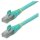 STARTECH.COM 3m CAT6a Ethernet Cable Aqua Low Smoke Zero Halogen LSZH 10GbE 100W PoE S/FTP Snagless RJ-45 Network Patch Cord