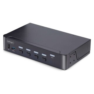 4-Port 8K KVM-Switch DisplayPort 1.4 8K 60Hz / 4K 144Hz DP 1.4 2x USB 3.0 Ports 4x USB 2.0 Ports KVM DisplayPort