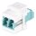 STARTECH.COM LC LC Kupplung LC Glasfaserverbindung LC/UPC LWL Duplex Kupplung Glasfaserkabel Stecker fur Patch Panele