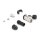 RJ45 Modularer Stecker Cat.6A zur Eigenmontage mit robusten Kabelsteckergehäuse und Schutzkappe