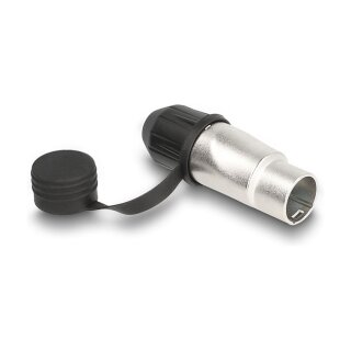 RJ45 Modularer Stecker feldkonfektionierbar Cat.6A mit robusten Kabelsteckergehäuse und Schutzkappe