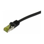 Synergy21 Patchkabel RJ45, CAT6A 500Mhz, 0,25m, schwarz,...
