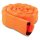Delock Doppellagiger flachliegender Schutzschlauch 40 x 16 mm mit schwarzer Verschleißanzeige PET, orange 1 m