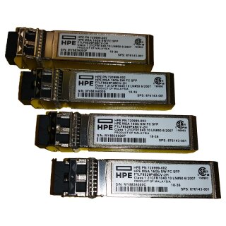 MSA 16Gb SW FC SFP 4pk XCVR