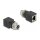 Delock M12 Adapter A-kodiert 8 Pin Buchse zu RJ45 Buchse gerade