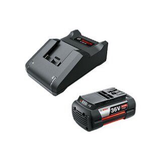 Powertools Starter-Set 36V (GBA 36V 6.0Ah + AL 36V-20) (schwarz, 36V POWER FOR ALL, Akku + Ladegert)