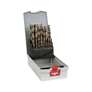 Powertools PRO Stainless Steel HSS-Co Metallbohrer-Satz, 25-teilig