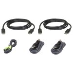 ATEN 2L-7D03UDPX5 USB DisplayPort Dual Display Secure KVM...